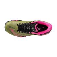 Zapatillas Mizuno Wave Exceed Light 2 Verde Fucsia Mujer  Oferta + Barato