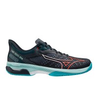 Mizuno Wave Exceed Tour 5 Tenis Turquesa Azul Escuro