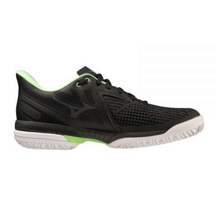 Mizuno Wave Exceed Tour 5 CC Chaussures Noir Vert