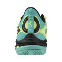 Zapatillas Mizuno Wave Exceed Tour 6 Clay Lima Negro Azul  Oferta + Barato