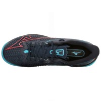 Zapatillas Mizuno Wave Exceed Tour 6 Padel Negro Azul Rojo  Oferta + Barato