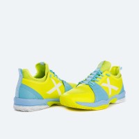 Zapatillas Munich Oxygen 25 Amarillo Fluor Celeste  Oferta + Barato