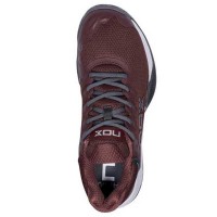 Nox ML10 Hexa Maroon Gunmetal Sapatos Cinza