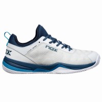 Tênis Nox Nerbo Branco Azul  Oferta + Barato