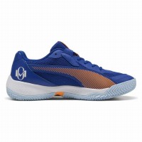 Puma Momo Gonzalez Nova Court Bleu Orange Sneakers