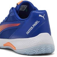 Puma Momo Gonzalez Nova Court Bleu Orange Sneakers