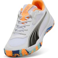 Zapatillas Puma Nova Court Blanco Naranja Negro  Oferta + Barato