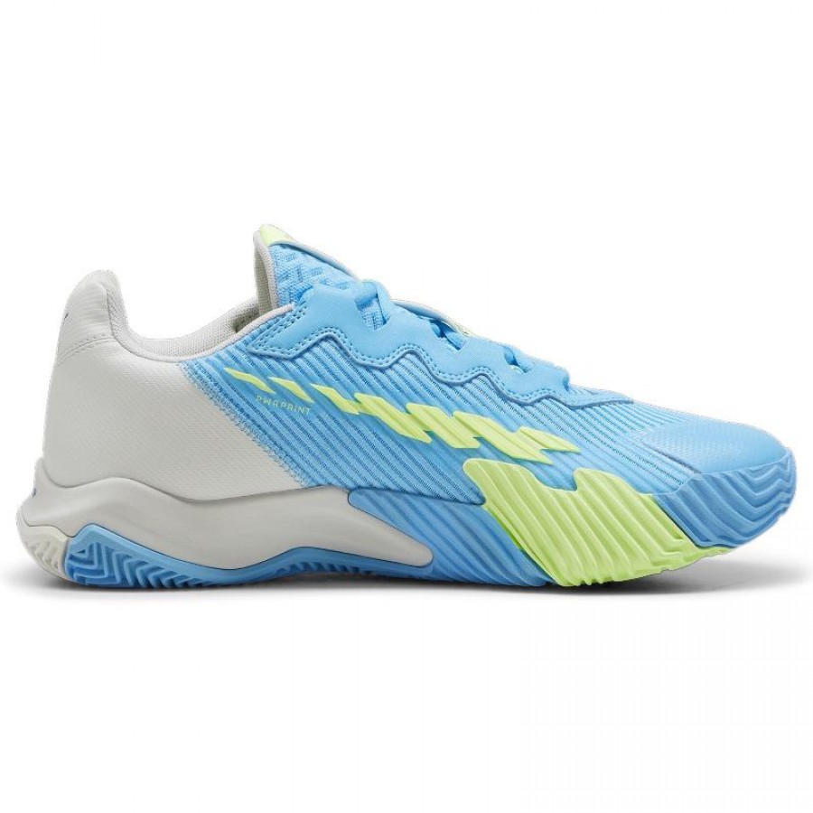 Zapatillas Puma Nova Elite Azul Amarillo Gris  Oferta + Barato