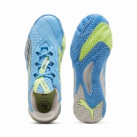 Chaussures Puma Nova Elite Bleu Jaune Gris