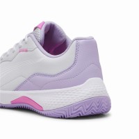 Scarpe Puma Nova Smash Grigio Bianco Viola Donna