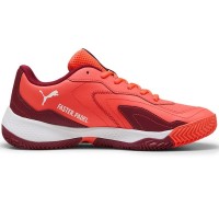 Puma Nova Smash Baskets Rouge Blanc Bourgogne  Offre - Pas cher