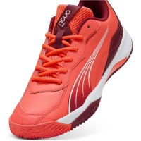 Puma Nova Smash Baskets Rouge Blanc Bourgogne  Offre - Pas cher
