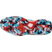 Salming Rebel Camo White Red Blue Shoes