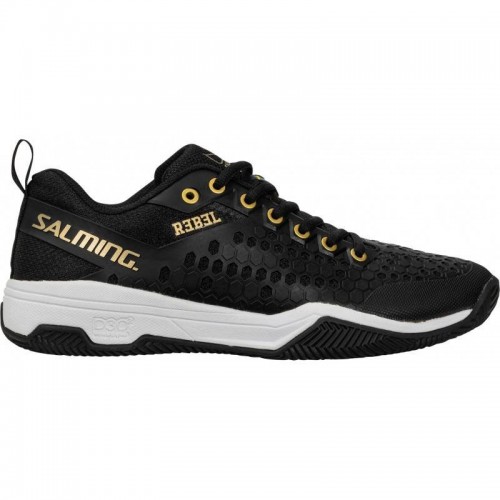 Salming Rebel Sneakers Preto Ouro Branco Salming Rebel Sneakers Preto Ouro Branco