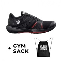 Wilson Bela Pro Sneakers Black Poppy Red  Offer + Cheap