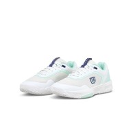 Baskets blanches Aquamarine Wilson Courtglide pour femmes