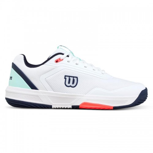 Scarpe Acquamarina Bianca Padel Wilson Courtglide