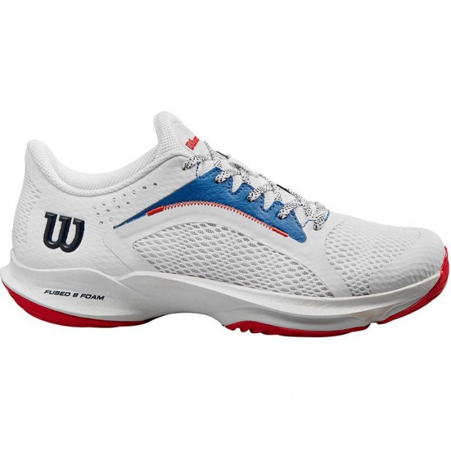 Wilson Hurakn 2.0 Branco Azul Vermelho Sapatilhas Mulher  Oferta + Barato