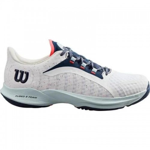 Zapatillas Wilson Hurakn Pro Blanco Azul Mujer Zapatillas Wilson Hurakn Pro Blanco Azul Mujer