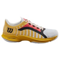 Wilson Hurakn Pro Tenis Branco Coral Gold