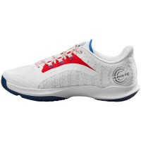 Wilson Hurakn Pro Branco Vermelho Azul Sapatos Femininos