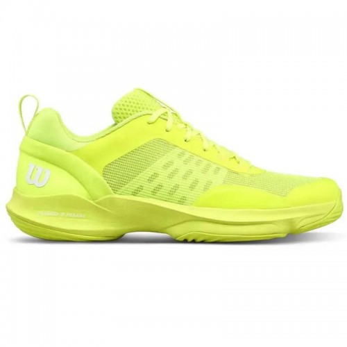 Zapatillas Wilson Hurakn Pro V2 Amarillo Fluor Blanco Mujer Zapatillas Wilson Hurakn Pro V2 Amarillo Fluor Blanco Mujer