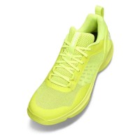 Baskets Femme Wilson Hurakn Pro V2 Jaune Fluo Blanc  Offre - Pas cher
