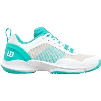 Wilson Hurakn Pro V2 Bianco Turchese Sneakers Donna  Offerta + Economico