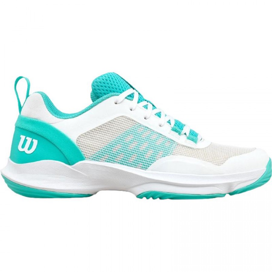 Wilson Hurakn Pro V2 Bianco Turchese Sneakers Donna  Offerta + Economico