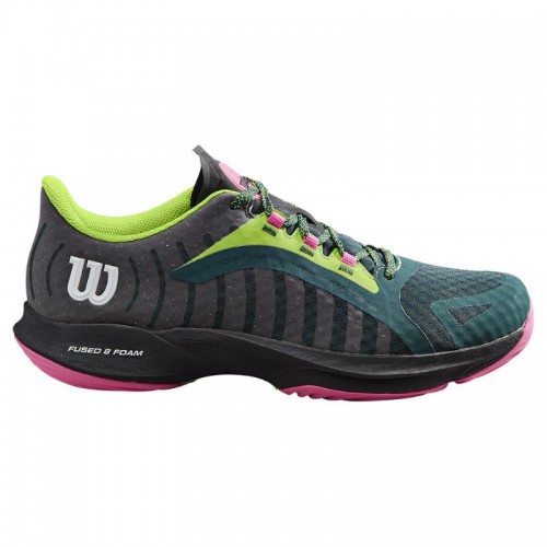Zapatillas Wilson Hurakn Pro Verde Negro Mujer Zapatillas Wilson Hurakn Pro Verde Negro Mujer