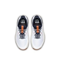 Tênis femininos Wilson Intrigue Pro Clay White Dark Blue