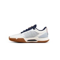 Tênis femininos Wilson Intrigue Tour Clay White Vanilla Azul Marinho