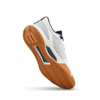 Tênis femininos Wilson Intrigue Tour Clay White Vanilla Azul Marinho