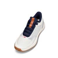 Tênis femininos Wilson Intrigue Tour Clay White Vanilla Azul Marinho