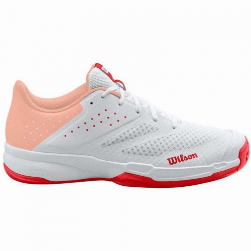 Zapatillas Wilson Kaos Stroke 2.0 Blanco Coral Mujer Zapatillas Wilson Kaos Stroke 2.0 Blanco Coral Mujer