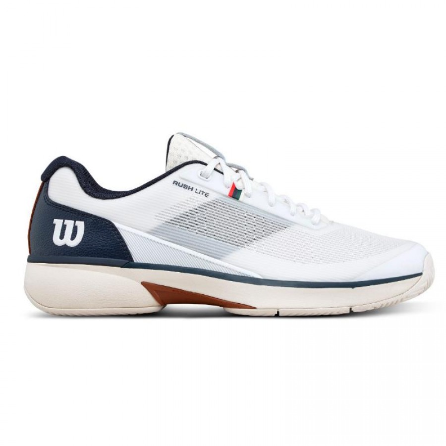 Scarpe blu navy bianco in argilla Wilson Rush Lite 5