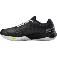 Zapatillas Wilson Rush Pro 4.0 Clay Negro Blanco Amarillo  Oferta + Barato
