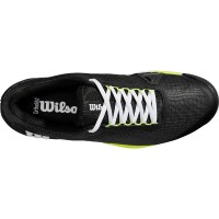 Zapatillas Wilson Rush Pro 4.0 Clay Negro Blanco Amarillo  Oferta + Barato