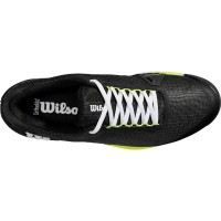 Wilson Rush Pro 4.0 Clay Shoes Black White Yellow