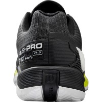 Zapatillas Wilson Rush Pro 4.0 Clay Negro Blanco Amarillo  Oferta + Barato