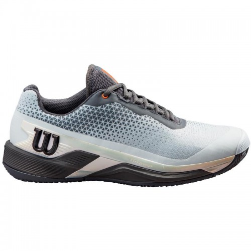 Wilson Rush Pro 4.0 Shift Clay Shoes Ivory Blue Orange Wilson Rush Pro 4.0 Shift Clay Shoes Ivory Blue Orange