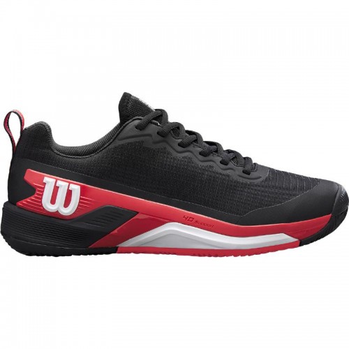 Wilson Rush Pro 4.5 Clay Nero Rosso Bianco Sneakers Wilson Rush Pro 4.5 Clay Nero Rosso Bianco Sneakers