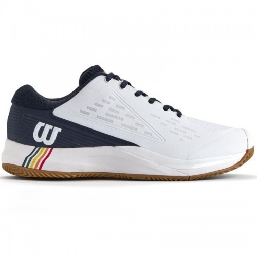 Wilson Rush Pro Ace Clay Bianco Sneakers Blu Navy Wilson Rush Pro Ace Clay Bianco Sneakers Blu Navy