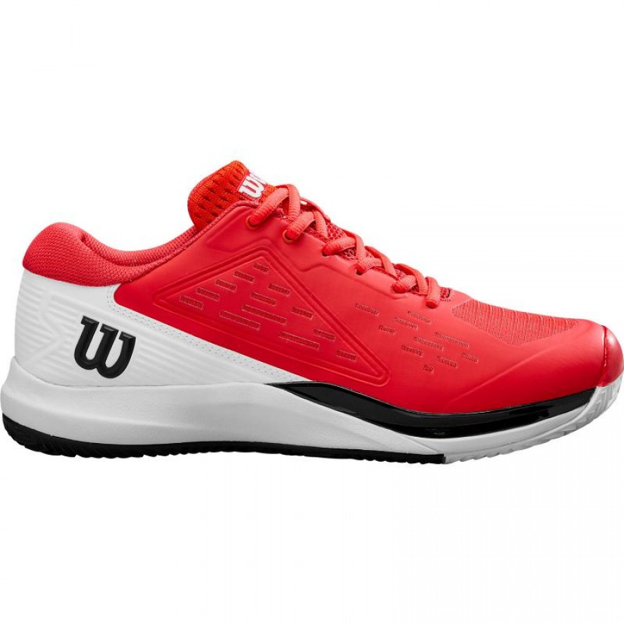 Zapatillas Wilson Rush Pro Ace Clay Rojo Blanco Negro  Oferta + Barato
