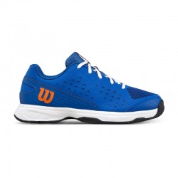 Wilson Rush Pro L Blue Orange Junior Sneakers