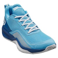 Wilson Rush Pro Lite Royal Blue Sky Branco Sapatos Femininos