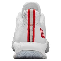 Zapatillas Wilson Rush Pro Lite Blanco Azul Perla Rojo Mujer  Oferta + Barato