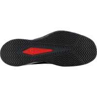 Wilson Rush Pro Lite Shoes Preto Vermelho Branco