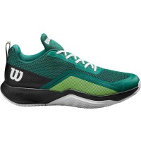 Chaussures Wilson Rush Pro Lite Vert Noir Blanc  Offre - Pas cher
