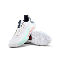 Wilson Rush Tour 5 Clay White Aqua Coral Sneakers